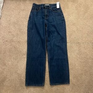 Abercrombie High Rise Loose Curve Love Jeans
